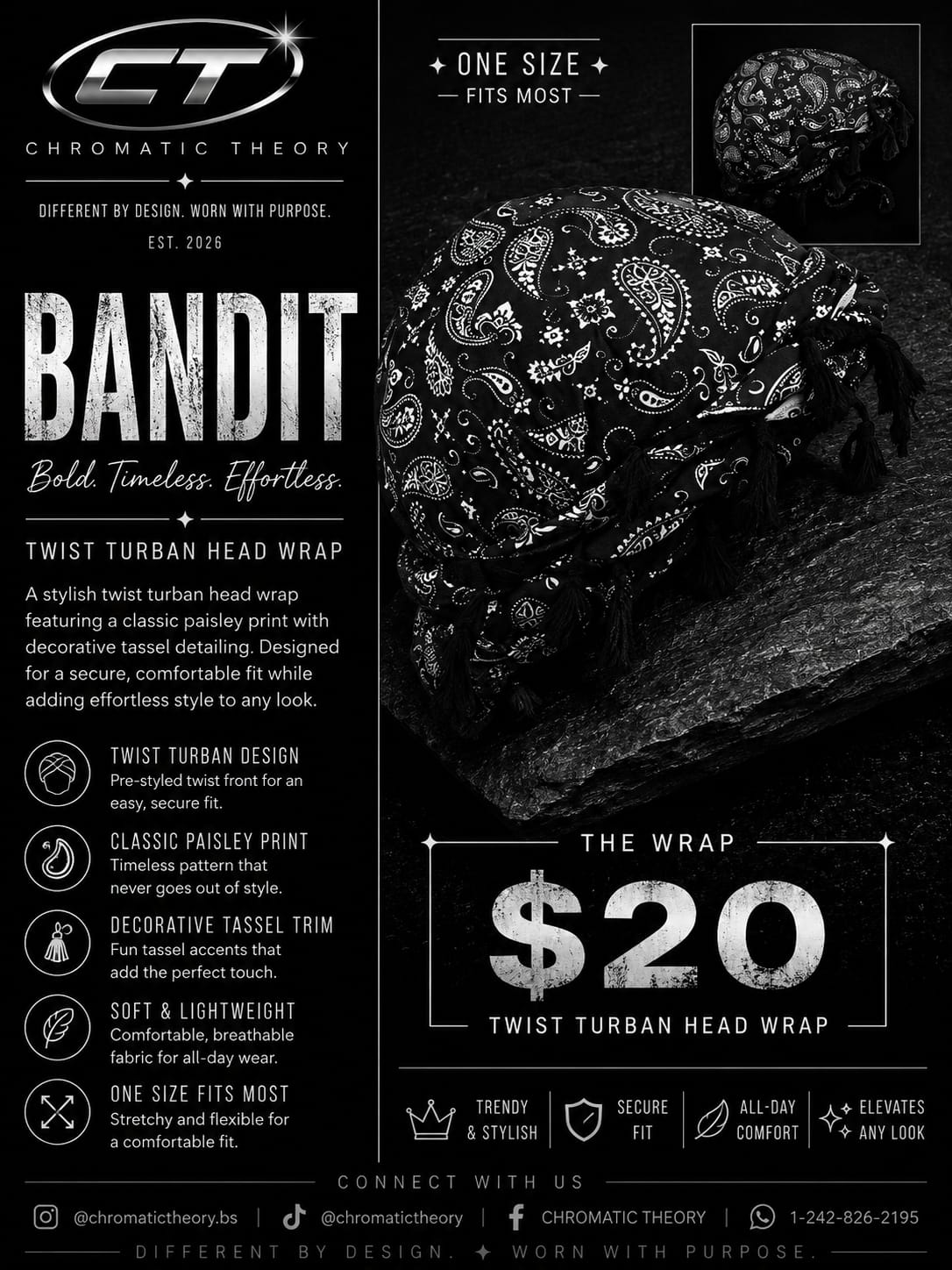 Bandit — Bold. Timeless. Effortless.