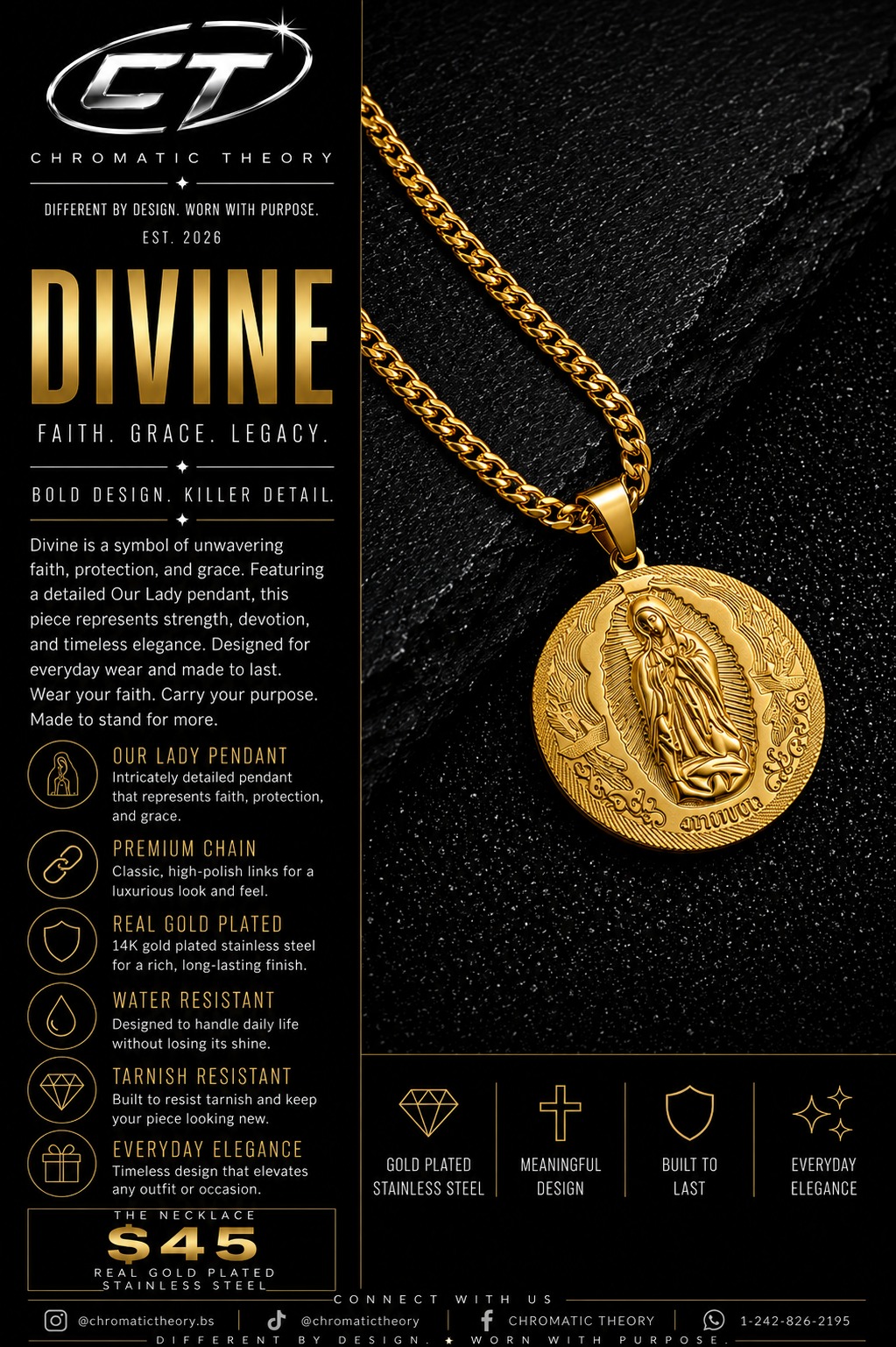 Divine — Faith. Grace. Legacy.