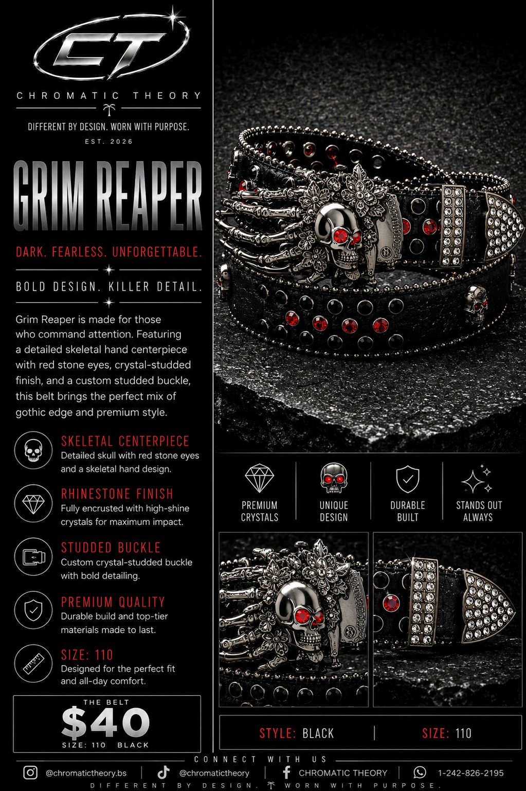 Grim Reaper — Dark. Fearless. Unforgettable.